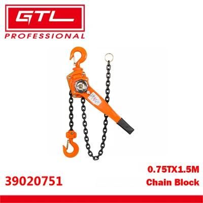 Lift Ratchet Lever Block Chain Hoist Chain Block with Hook Heavy Duty Industry for Warehouse Garages Construction Zones (39020751)