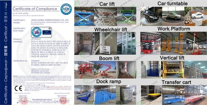 3 Axis Vertical Electric Man Lift for Spray Industry