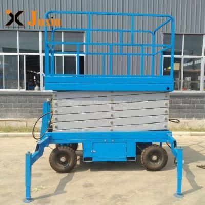 CE Approved Electric Semi Movable Manlift Hydraulic Mobile Scissor Lift