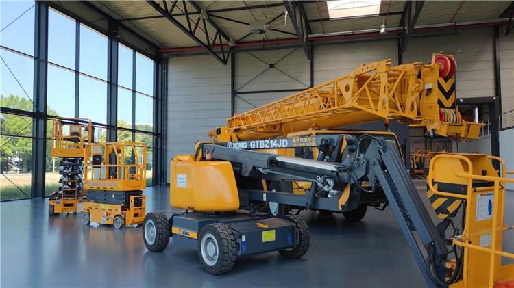 XCMG Factory Gtbz14jd Self Propelled Hydraulic Mobile Articulated Boom Lift 14m Aerial Working Platform with Ce Price