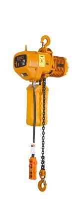 High Quality 1ton Hsy Electric Chain Hoist with Electric Trolley