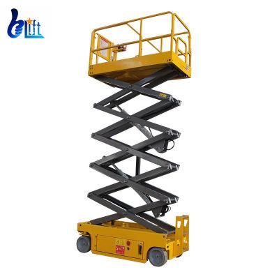 6m-4m Electric Aerial Work Manlift Platform Hydraulic Scissor Lift for Sale