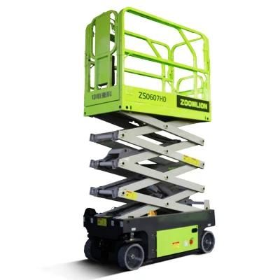 Zs0607HD 6m Self-Propelled Hydraulic Pump Driven Scissor Lift