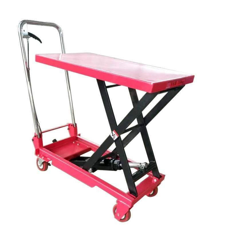 Hot Sales Foot Pump Operated Mobilelift Table Hydraulic Scissor Table