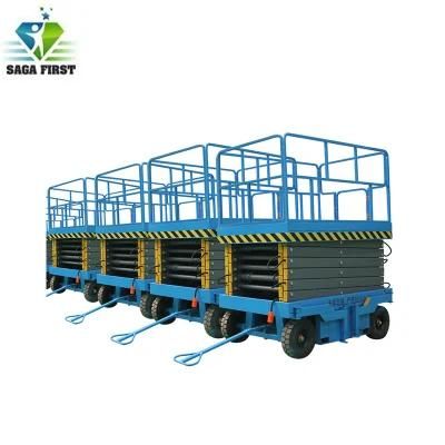 16m Best Price Movable Hydraulic Mobile Electric Scissor Lift