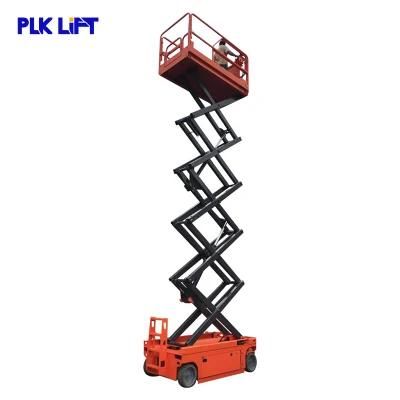 Hydraulic Aerial Work Platform 8m Electric Driveable Scissor Man Lift