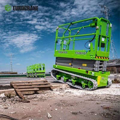 5m 6m 12m DC Battery Charger Safety and Stable High Quality Crawler Type Scissor Lift Working Platform