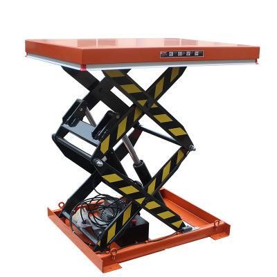 EU Standard 3m Small Electric Cargo Lifting Scissor Lift Tables