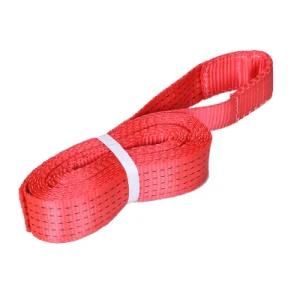 Red Color Woven Belt Webbing Endless Round Lifting Sling
