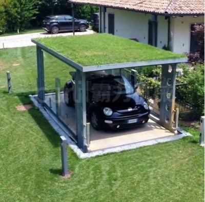 Car Parking Lift 2-Layer, Underground Garage, Villa Home Use