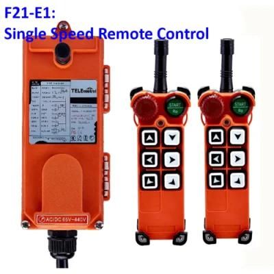 Telecrane Wireless Industrial Remote Controller Electric Hoist Remote Control 1 Transmitter + 1 Receiver F21-E1