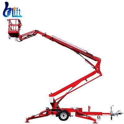 14m Dual Power Articulating Boom Lift with Telescopic Arm