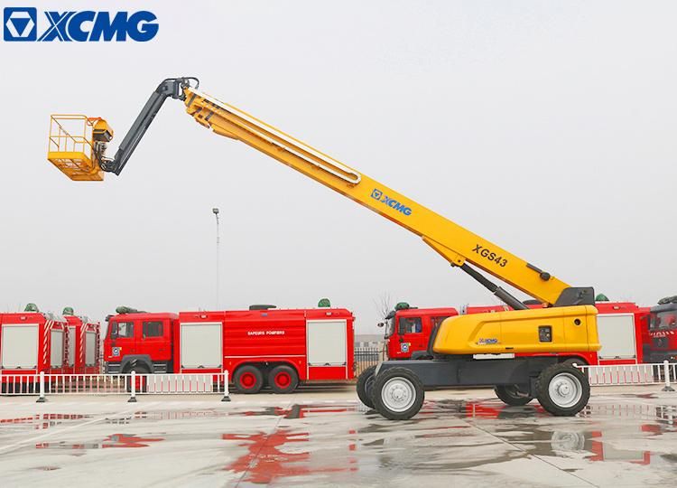 XCMG 43m Straight Arm Elevating Working Platform Xgs43 Mobile Boom Lift for Sale