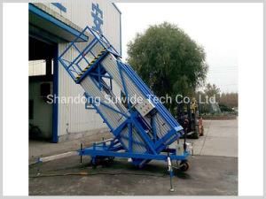 Electric 24 M Aircraft-Quality Aluminum Multi Mast Aerial Work Platforms Towable Boom Lift Vertical Boom Lift 24m for Indoor