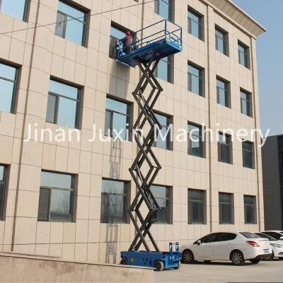 Home Basement Floor to Floor Car Lift Hydraulic Scissor Car Lift Cargo Lift